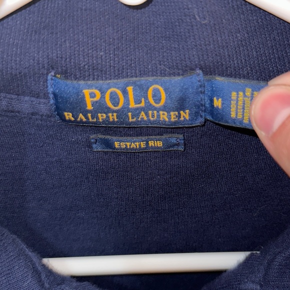 Vintage Polo by Ralph Lauren half zip sweater; excellent condition roomy M size - Picture 3 of 3
